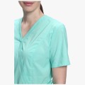 Костюм летний женский хирургический Модерн-004 (тк.Стрейч,120) MedLine, мятный
