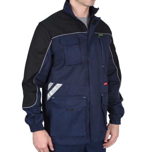 Куртка рабочая летняя мужская "Сириус-Фотон" тёмно-синяя