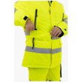 Куртка-парка сигнальная зимняя мужская Brodeks KW220, жёлтый