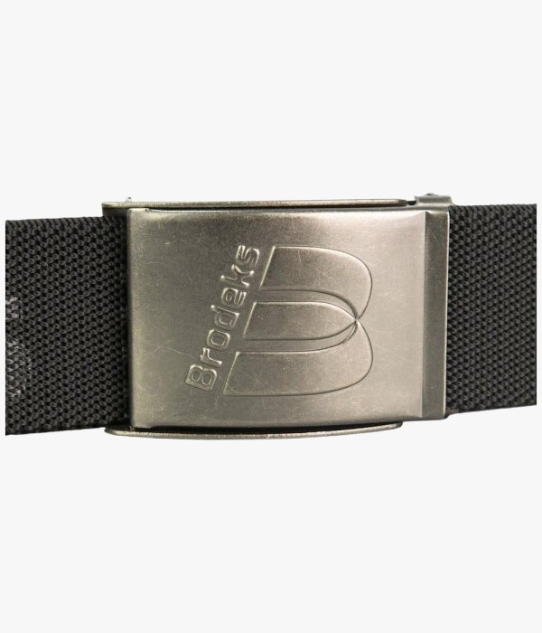 Ремень Brodeks KM128 + стрейч, чёрный, длина 140 см