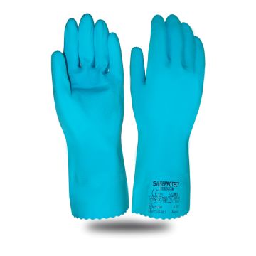 Перчатки Safeprotect КЛИНХОУМ, латекс, хлопковый слой, толщина 0,40 мм, длина 300 мм