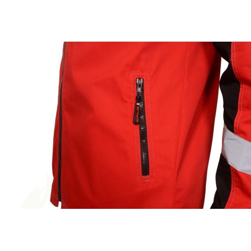 Костюм "Сириус-Сидней", куртка, полукомбинезон, цвет красный с чёрным