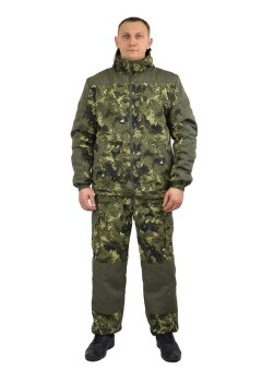 Костюм мужской д/сезонный КМФ (тк.Рип-Стоп,210), сепия/хаки