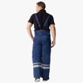 Костюм зимний Горизонт-Люкс (тк. Смесовая, 210 гр/м2) брюки, тёмно-синий, оранжевый