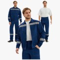Костюм мужской Лигор-1 СОП К (тк.Смесовая,210) брюки, тёмно-синий