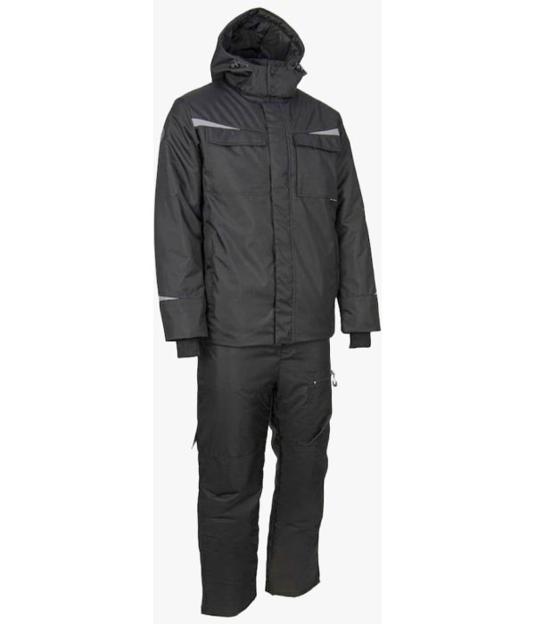Костюм зимний мужской Brodeks KW603, куртка, брюки, чёрный