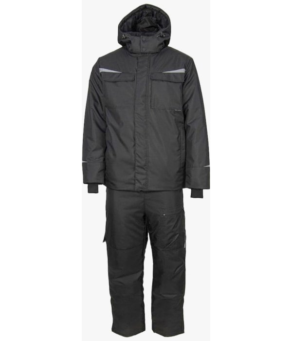 Костюм зимний мужской Brodeks KW603, куртка, брюки, чёрный