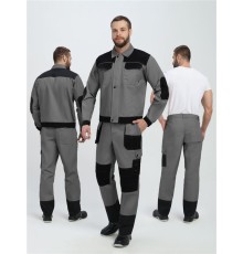 Костюм Вест IMP (тк.Канвас,260) брюки, т.серый/черный