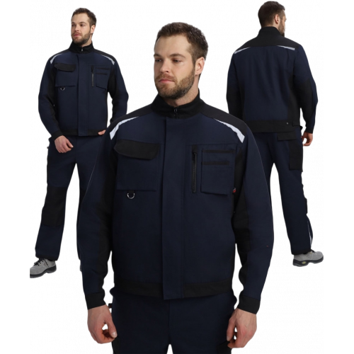 Куртка Милан NEW CH МВО (тк.Смесовая,270), т.синий/черный Куртка Милан NEW CH МВО (тк.Смесовая,270), т.синий/черный