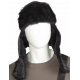Шапка Евро Ушанка, черный