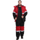 Костюм зимний Нордхард-2 СОП (тк.Смесовая,250) п/к, черный/красный