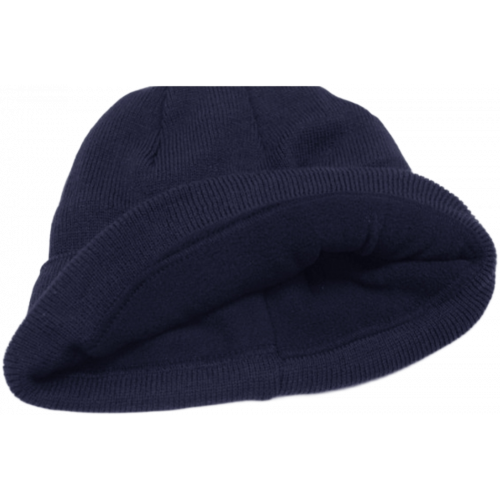 Шапка трикотажная двойная Фрост, т.синий