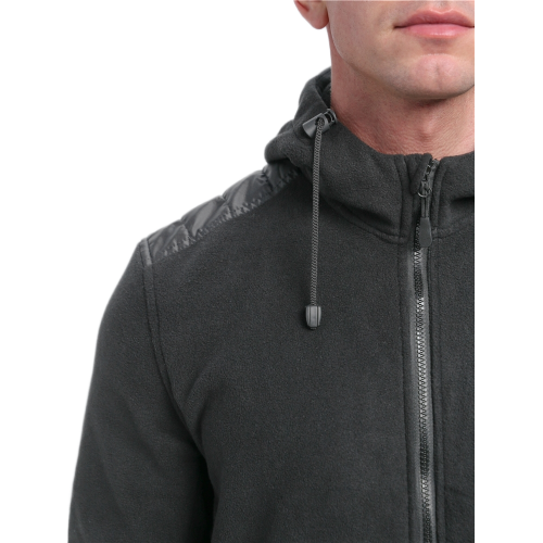 Куртка с капюшоном Кэмп (тк.Флис), т.серый