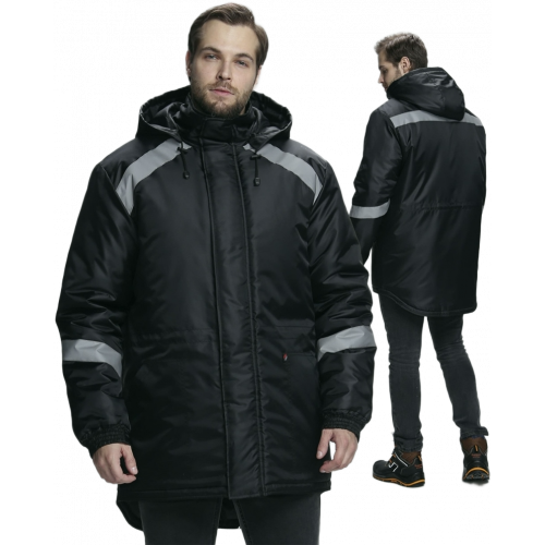 Куртка зимняя Прогресс (тк.Оксфорд), черный