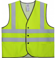 Жилет сигнальный огнестойкий Прометей СОП-4 (тк.Полиэфир,250) тип-3, лимонный Жилет сигнальный огнестойкий Прометей СОП-4 (тк.Полиэфир,250) тип-3, лимонный