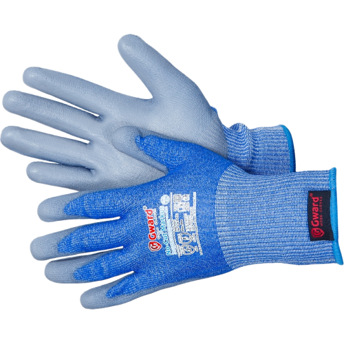 Перчатки Gward No-Cut Markus, HPPE-нить+стекловолокно с полиуретан. покр., PU5C Перчатки Gward No-Cut Markus, HPPE-нить+стекловолокно с полиуретан. покр., PU5C