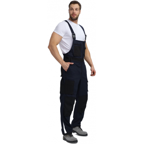 Полукомбинезон Милан NEW CH МВО (тк.Смесовая,270), т.синий/черный Полукомбинезон Милан NEW CH МВО (тк.Смесовая,270), т.синий/черный