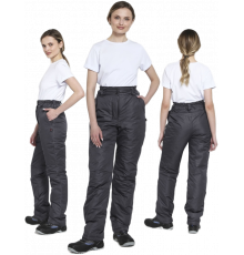 Брюки зимние женские Сакрин (тк.Дюспо), т.серый Брюки зимние женские Сакрин (тк.Дюспо), т.серый