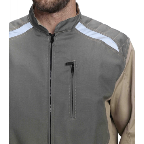 Куртка Челси (тк.Канвас,270), хаки/бежевый Куртка Челси (тк.Канвас,270), хаки/бежевый