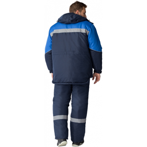 Костюм зимний Сибер СОП CH (тк.Таслан) п/к, т.синий/васильковый Костюм зимний Сибер СОП CH (тк.Таслан) п/к, т.синий/васильковый