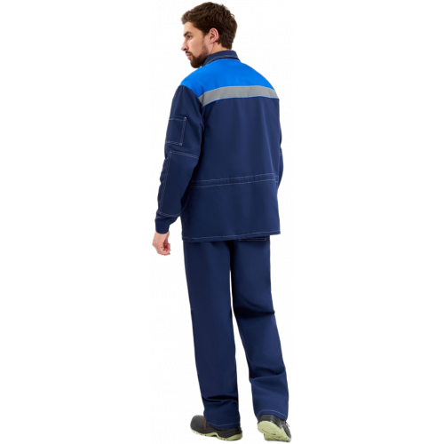 Костюм Бренд (тк.Саржа,240) брюки, синий/васильковый