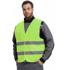Жилет сигнальный ProfLineBase (тк.Полиэфир,100), желтый Жилет сигнальный ProfLineBase (тк.Полиэфир,100), желтый