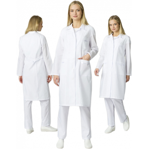 Халат женский Стандарт (тк.ТиСи), белый Халат женский Стандарт (тк.ТиСи), белый