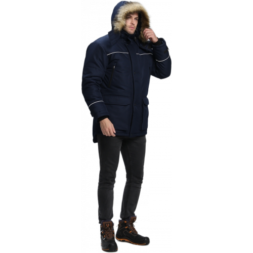 Куртка зимняя Аляска-Люкс (тк.Cat’s eye), т.синий