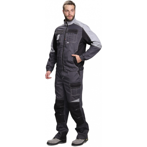 Костюм Вектрон-1 (тк.Смесовая,240) брюки, т.серый/св.серый/черный Костюм Вектрон-1 (тк.Смесовая,240) брюки, т.серый/св.серый/черный