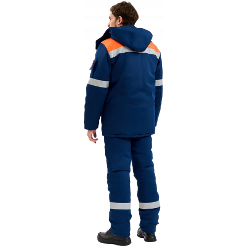 Костюм зимний Энергия-Г (91,4 кал.), т.синий/оранжевый