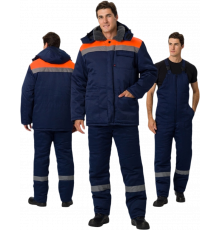 Костюм зимний Труженик-Ультра-2 IMP (тк.Смесовая,210) п/к, т.синий/оранжевый Костюм зимний Труженик-Ультра-2 IMP (тк.Смесовая,210) п/к, т.синий/оранжевый