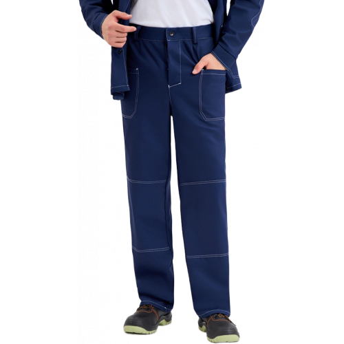 Костюм Техник СОП (тк.Саржа,250) брюки, т.синий/васильковый