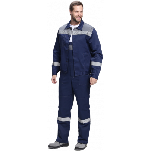 Костюм Лигор-2 СОП (тк.Смесовая,210) п/к, т.синий/серый Костюм Лигор-2 СОП (тк.Смесовая,210) п/к, т.синий/серый