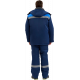 Костюм зимний Труженик-Ультра-2 СОП (тк.Смесовая,210) п/к, т.синий/васильковый