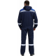 Костюм Нейч-2 СОП с капюшоном К. (тк.Смесовая,210) п/к, т.синий/васильковый