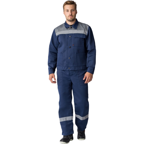 Костюм Труженик-2 СОП (тк.Смесовая,210) п/к, т.синий/серый Костюм Труженик-2 СОП (тк.Смесовая,210) п/к, т.синий/серый