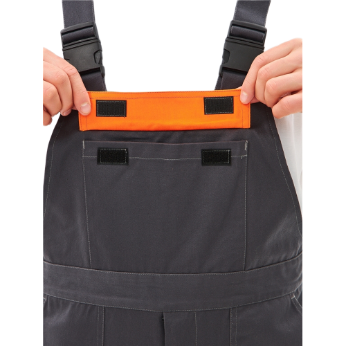 Костюм Липецк-2 СОП CH (тк.Смесовая,280) п/к, т.серый/оранжевый