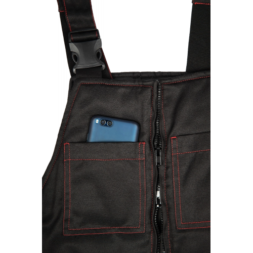 Костюм зимний Титан (Смесовая, 210) п/к, черный/красный Костюм зимний Титан (Смесовая, 210) п/к, черный/красный