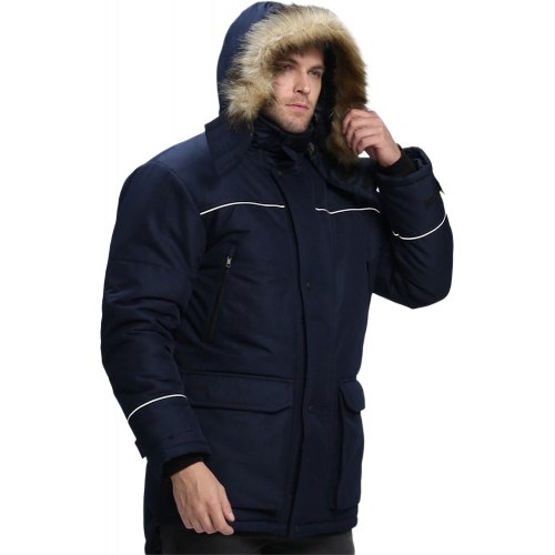 Куртка зимняя Аляска-Люкс (тк.Cat’s eye), т.синий