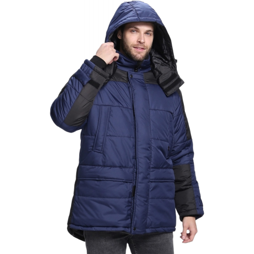 Куртка зимняя Европа CH (тк.Дюспо), т.синий/черный