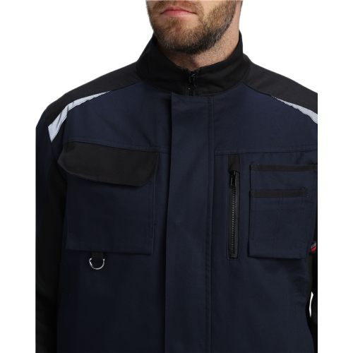 Куртка Милан CH (тк.Смесовая,260), т.синий/черный