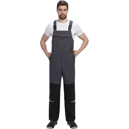 Костюм Строй-2 CH МВО (тк.Смесовая,280) п/к, т.серый/красный/черный Костюм Строй-2 CH МВО (тк.Смесовая,280) п/к, т.серый/красный/черный