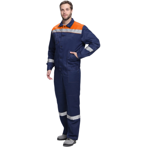 Костюм Лигор-2 СОП (тк.Смесовая,210) п/к, т.синий/оранжевый Костюм Лигор-2 СОП (тк.Смесовая,210) п/к, т.синий/оранжевый