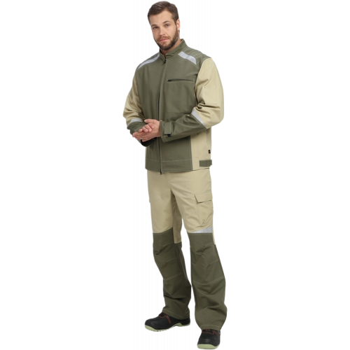 Куртка Челси CH (тк.Канвас,270), хаки/бежевый