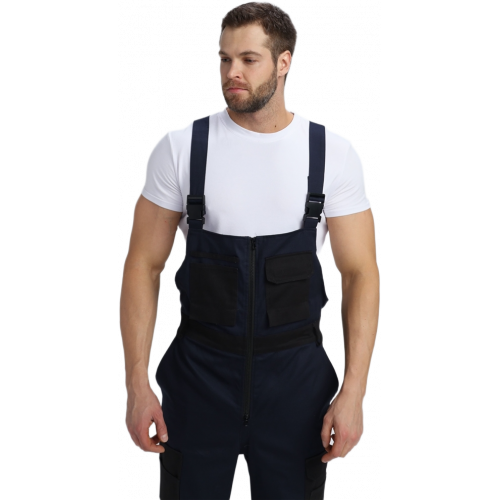 Полукомбинезон Милан NEW CH МВО (тк.Смесовая,270), т.синий/черный Полукомбинезон Милан NEW CH МВО (тк.Смесовая,270), т.синий/черный