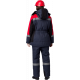 Костюм зимний женский Вектрон-2 СОП У. (тк.Смесовая,240) п/к, черный/красный/серый