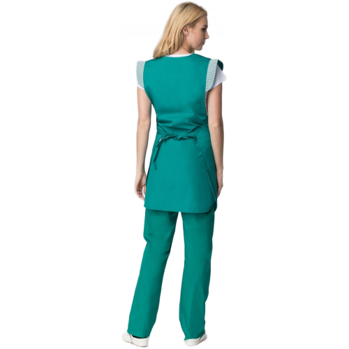 Фартук-сарафан Надежда (тк.ТиСи), зеленый Фартук-сарафан Надежда (тк.ТиСи), зеленый