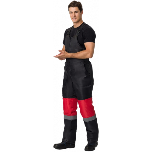 Костюм зимний Мегрес-2 СОП (тк.OxLine,90) п/к, красный/черный