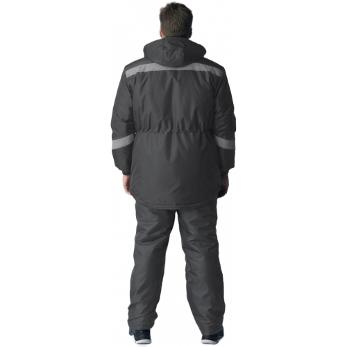 Куртка зимняя Прогресс (тк.Оксфорд), т.серый Куртка зимняя Прогресс (тк.Оксфорд), т.серый