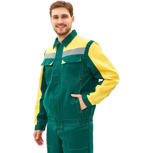 Костюм Сфера-2 СОП CH (тк.Смесовая,210) п/к, зеленый/желтый Костюм Сфера-2 СОП CH (тк.Смесовая,210) п/к, зеленый/желтый